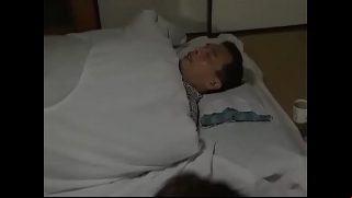 Japanese mature wife seduces father in law and murders her husband with lover